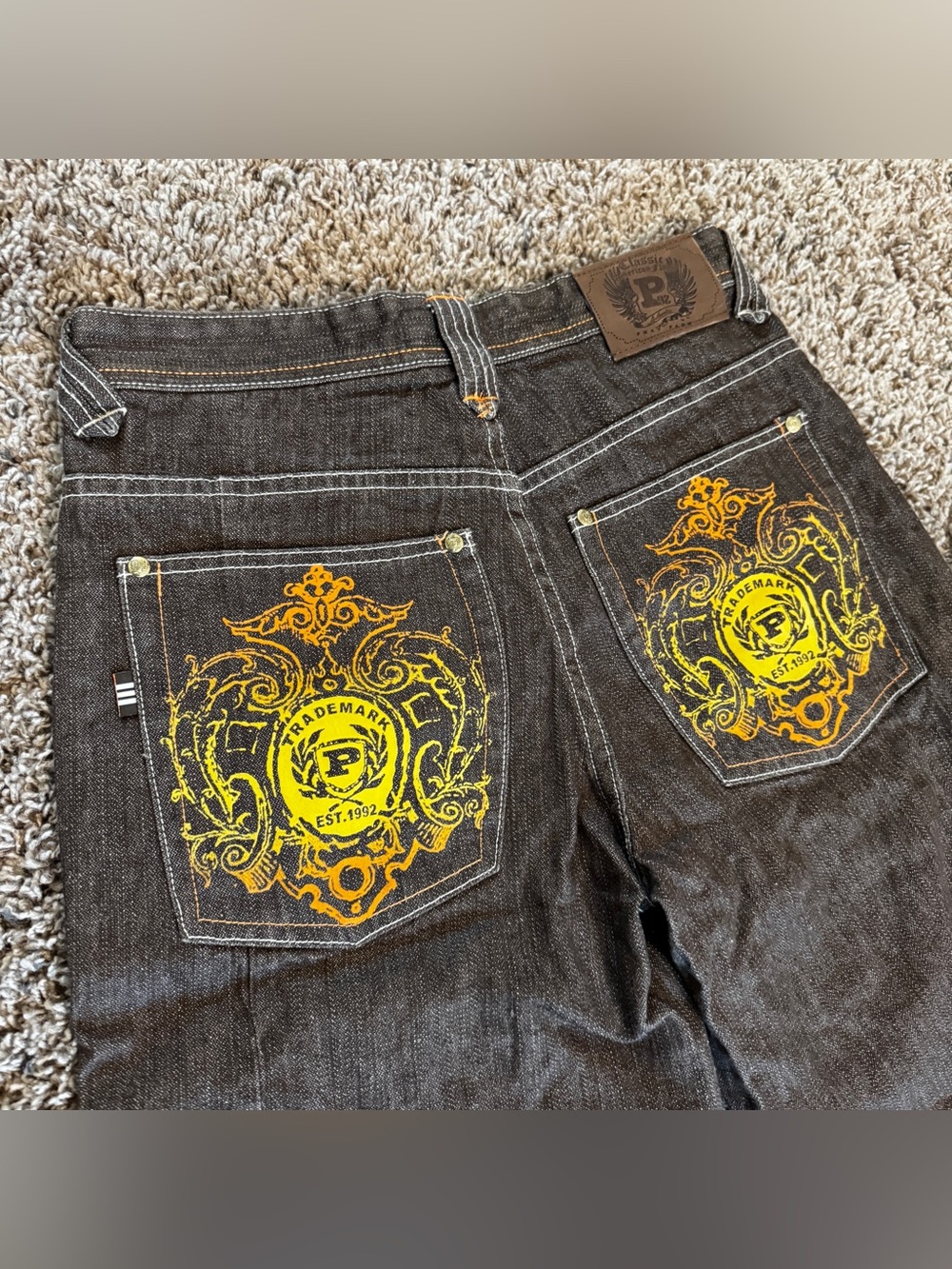 Vintage Phat Farm Brown Jorts - Picture 8 of 9